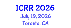 International Conference on Radiography and Radiotherapy (ICRR) July 19, 2026 - Toronto, Canada