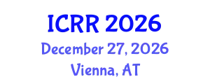 International Conference on Radiography and Radiotherapy (ICRR) December 27, 2026 - Vienna, Austria