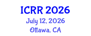 International Conference on Radiography and Radiotherapy (ICRR) July 12, 2026 - Ottawa, Canada