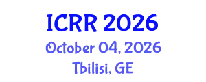 International Conference on Radiography and Radiotherapy (ICRR) October 04, 2026 - Tbilisi, Georgia