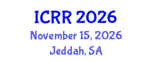International Conference on Radiography and Radiotherapy (ICRR) November 15, 2026 - Jeddah, Saudi Arabia
