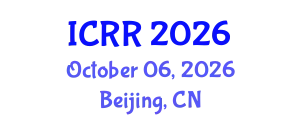 International Conference on Radiography and Radiotherapy (ICRR) October 06, 2026 - Beijing, China