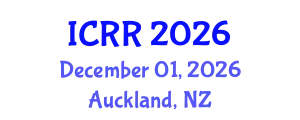 International Conference on Radiography and Radiotherapy (ICRR) December 01, 2026 - Auckland, New Zealand