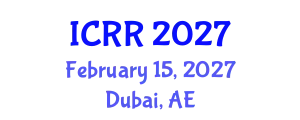 International Conference on Radiography and Radiotherapy (ICRR) February 15, 2027 - Dubai, United Arab Emirates