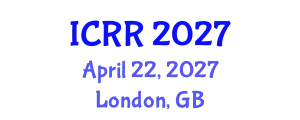 International Conference on Radiography and Radiotherapy (ICRR) April 22, 2027 - London, United Kingdom