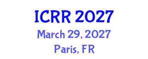 International Conference on Radiography and Radiotherapy (ICRR) March 29, 2027 - Paris, France