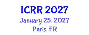International Conference on Radiography and Radiotherapy (ICRR) January 25, 2027 - Paris, France