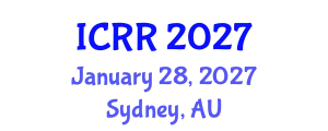 International Conference on Radiography and Radiotherapy (ICRR) January 28, 2027 - Sydney, Australia