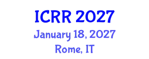 International Conference on Radiography and Radiotherapy (ICRR) January 18, 2027 - Rome, Italy