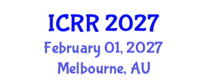 International Conference on Radiography and Radiotherapy (ICRR) February 01, 2027 - Melbourne, Australia
