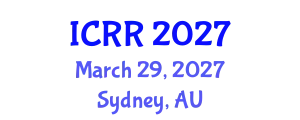 International Conference on Radiography and Radiotherapy (ICRR) March 29, 2027 - Sydney, Australia