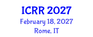 International Conference on Radiography and Radiotherapy (ICRR) February 18, 2027 - Rome, Italy