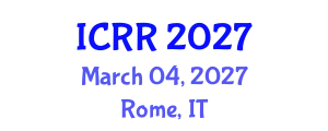 International Conference on Radiography and Radiotherapy (ICRR) March 04, 2027 - Rome, Italy