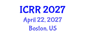 International Conference on Radiography and Radiotherapy (ICRR) April 22, 2027 - Boston, United States
