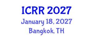 International Conference on Radiography and Radiotherapy (ICRR) January 18, 2027 - Bangkok, Thailand