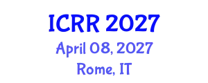 International Conference on Radiography and Radiotherapy (ICRR) April 08, 2027 - Rome, Italy