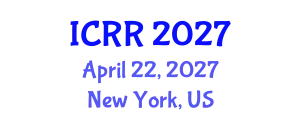 International Conference on Radiography and Radiotherapy (ICRR) April 22, 2027 - New York, United States