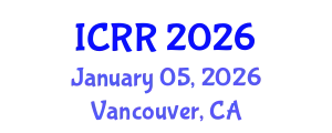 International Conference on Radiography and Radiotherapy (ICRR) January 05, 2026 - Vancouver, Canada