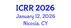 International Conference on Radiography and Radiotherapy (ICRR) January 12, 2026 - Nicosia, Cyprus