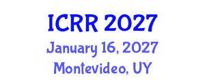 International Conference on Radiography and Radiotherapy (ICRR) January 16, 2027 - Montevideo, Uruguay