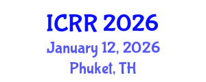 International Conference on Radiography and Radiotherapy (ICRR) January 12, 2026 - Phuket, Thailand