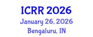 International Conference on Radiography and Radiotherapy (ICRR) January 26, 2026 - Bengaluru, India