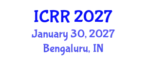 International Conference on Radiography and Radiotherapy (ICRR) January 30, 2027 - Bengaluru, India