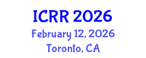 International Conference on Radiography and Radiotherapy (ICRR) February 12, 2026 - Toronto, Canada