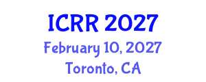 International Conference on Radiography and Radiotherapy (ICRR) February 10, 2027 - Toronto, Canada