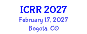 International Conference on Radiography and Radiotherapy (ICRR) February 17, 2027 - Bogota, Colombia