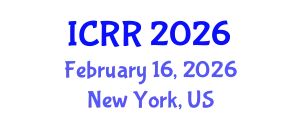 International Conference on Radiography and Radiotherapy (ICRR) February 16, 2026 - New York, United States