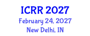 International Conference on Radiography and Radiotherapy (ICRR) February 24, 2027 - New Delhi, India