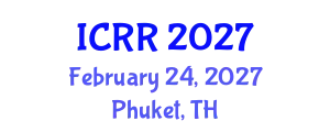 International Conference on Radiography and Radiotherapy (ICRR) February 24, 2027 - Phuket, Thailand