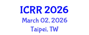International Conference on Radiography and Radiotherapy (ICRR) March 02, 2026 - Taipei, Taiwan