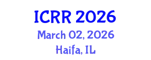International Conference on Radiography and Radiotherapy (ICRR) March 02, 2026 - Haifa, Israel