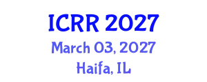 International Conference on Radiography and Radiotherapy (ICRR) March 03, 2027 - Haifa, Israel