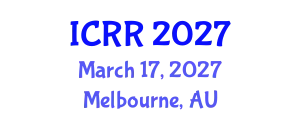 International Conference on Radiography and Radiotherapy (ICRR) March 17, 2027 - Melbourne, Australia