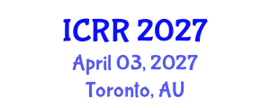 International Conference on Radiography and Radiotherapy (ICRR) April 03, 2027 - Toronto, Australia