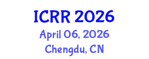 International Conference on Radiography and Radiotherapy (ICRR) April 06, 2026 - Chengdu, China