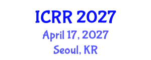 International Conference on Radiography and Radiotherapy (ICRR) April 17, 2027 - Seoul, Republic of Korea