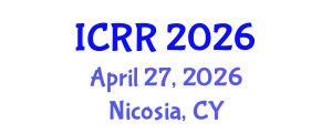 International Conference on Radiography and Radiotherapy (ICRR) April 27, 2026 - Nicosia, Cyprus