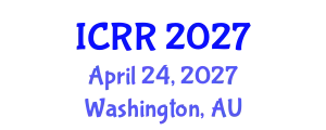 International Conference on Radiography and Radiotherapy (ICRR) April 24, 2027 - Washington, Australia