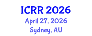 International Conference on Radiography and Radiotherapy (ICRR) April 27, 2026 - Sydney, Australia