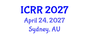 International Conference on Radiography and Radiotherapy (ICRR) April 24, 2027 - Sydney, Australia