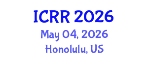 International Conference on Radiography and Radiotherapy (ICRR) May 04, 2026 - Honolulu, United States