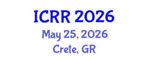 International Conference on Radiography and Radiotherapy (ICRR) May 25, 2026 - Crete, Greece