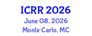International Conference on Radiography and Radiotherapy (ICRR) June 08, 2026 - Monte Carlo, Monaco