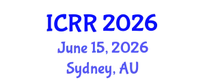 International Conference on Radiography and Radiotherapy (ICRR) June 15, 2026 - Sydney, Australia