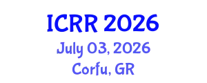 International Conference on Radiography and Radiotherapy (ICRR) July 03, 2026 - Corfu, Greece