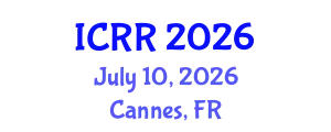 International Conference on Radiography and Radiotherapy (ICRR) July 10, 2026 - Cannes, France